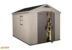 Keter Abri De Jardin PVC Sydney 811 (257x332cm) -Garanta Jardin Magasin abri jardin resine pvc sydney 811 1