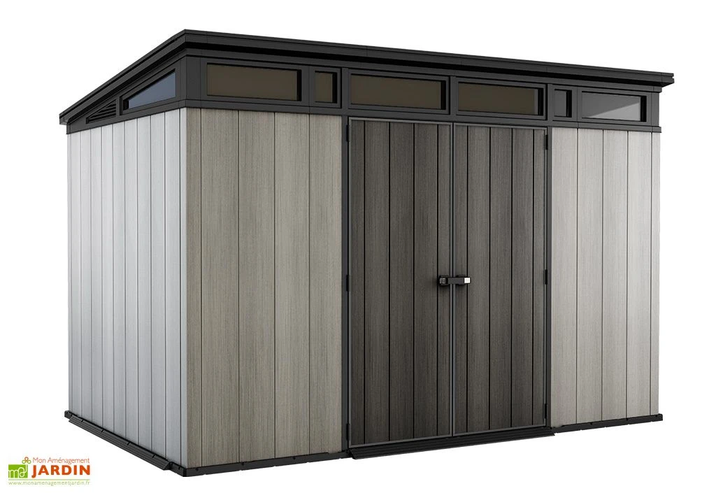 Keter Abri De Jardin En Résine Avec Toit Monopente Brossium 117 - 7,4 M² 3 Keter Abri De Jardin En Résine Avec Toit Monopente Brossium 117 - 7,4 M²