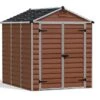 Abri De Jardin Skylight 4,2 M² Ambre | Palram - Canopia -Garanta Jardin Magasin abri jardin skylight amber 702297 palram