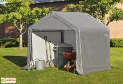 Abri De Jardin Souple En Acier Et Polyéthylène 3 M² -Garanta Jardin Magasin abri jardin souple acier enduit bache polyethylene 3m2 2