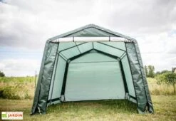 Abri De Jardin En Toile Renforcée Avec Porte Amovible - 305 X 305 Cm 9 Abri De Jardin En Toile Renforcée Avec Porte Amovible - 305 X 305 Cm -Garanta Jardin Magasin abri jardin toile polyethylene structure acier epoxy 305x305x244cm etanche porte amovible 2