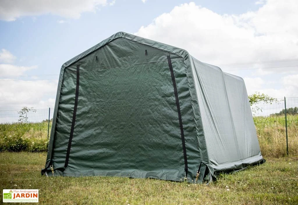 Abri De Jardin En Toile Renforcée Avec Porte Amovible - 305 X 305 Cm 5 Abri De Jardin En Toile Renforcée Avec Porte Amovible - 305 X 305 Cm – Image 3