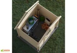 Abri De Jardin En Bois D’épicéa Brut Juno – 4,9 M² -Garanta Jardin Magasin abri juno 4m2 dans jardin toit ouvert