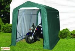 Abri De Jardin En Toile : Polyéthylène Vert 180 X 180 Cm – 3,24 M² -Garanta Jardin Magasin abri moto souple shelter logic sl70417