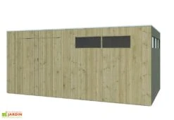 Abri De Jardin En Bois D’épicéa Traité Qube 14 M²