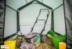 Abri De Jardin En Toile Renforcée Avec Porte Amovible - 183 X 183 Cm -Garanta Jardin Magasin abri toile renforce polyethylene 183x183x183cm impermeable porte amovible 2