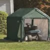 Abri De Jardin En Toile : Polyéthylène Vert 180 X 180 Cm – 3,24 M² -Garanta Jardin Magasin abri tondeuse souple shelter logic sl70417