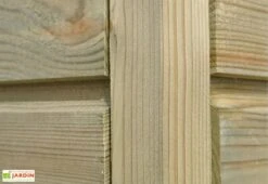 Abri De Jardin En Bois Traité Autoclave Et Auvent - 28 Mm -Garanta Jardin Magasin angle abri remise jardin abri auvent