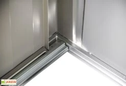 Abri De Jardin En Acier Galvanisé Imitation Bois Woodlake - 2,93 M² 10 Abri De Jardin En Acier Galvanisé Imitation Bois Woodlake - 2,93 M² -Garanta Jardin Magasin angle interieur cabanon jardin metal