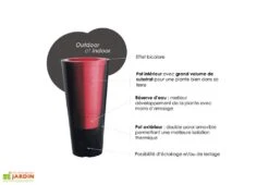 Pot De Fleurs En Plastique Open M Simple Ou Double Paroi (Ø 80 X 80 Cm) 8 Pot De Fleurs En Plastique Open M Simple Ou Double Paroi (Ø 80 X 80 Cm) -Garanta Jardin Magasin avantages pot fleurs double paroi