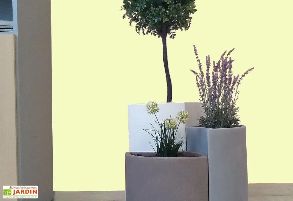 Pot De Fleurs En Polyéthylène Petalo - Ø 50 X 50 Cm 8 Pot De Fleurs En Polyéthylène Petalo - Ø 50 X 50 Cm – Image 6