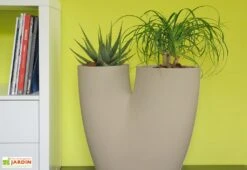 Pot De Fleurs En Polyéthylène Bilobo – 50 X 25 X 50 Cm 12 Pot De Fleurs En Polyéthylène Bilobo – 50 X 25 X 50 Cm -Garanta Jardin Magasin bac a fleurs tabac 1