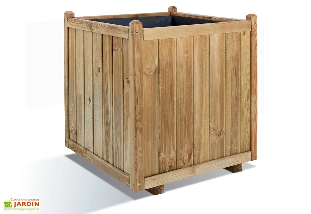 Bac à Fleurs Vendôme 70 Maxi Volume (70x70x75) 3 Bac à Fleurs Vendôme 70 Maxi Volume (70x70x75)