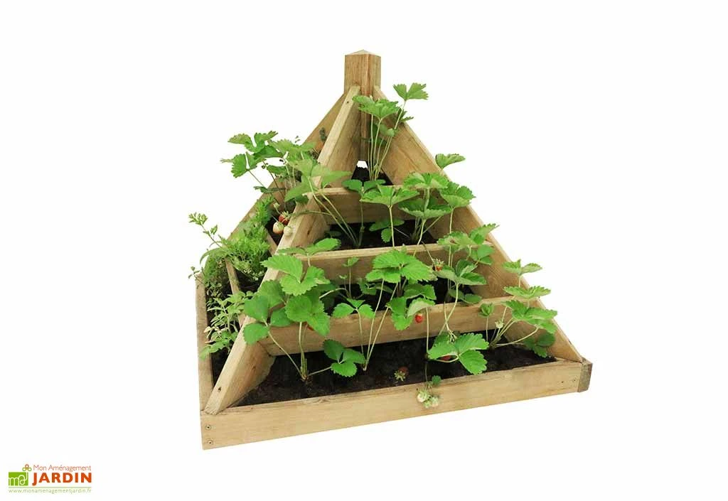 Bac à Fleurs En Bois De Pin Traité Jardinière Pyramide 80 X 76 Cm 3 Bac à Fleurs En Bois De Pin Traité Jardinière Pyramide 80 X 76 Cm