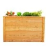 Jardinière En Bois De Mélèze Bac Potager 130 X 65 X 84 Cm -Garanta Jardin Magasin bac potager bois 130x84cm