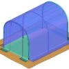 Bâche De Couverture Pour Serre De Jardin Tunnel Richel 2x3 Pied Droit -Garanta Jardin Magasin bache couverture serre tunnel jardin 2x3m richel j20300