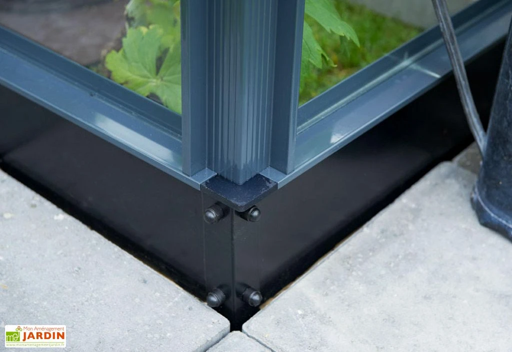Base Pour Serre De Jardin Juliana Compact Anthracite 8 M² 3 Base Pour Serre De Jardin Juliana Compact Anthracite 8 M²