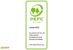 Abri De Jardin En Bois Traité THT Avec Plancher 2,5 M² -Garanta Jardin Magasin bois pefc habrita 10 31 1499