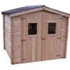 Abri De Jardin En Bois Douglas 28 Mm – 5,71 M² : 2,17 X 2,63 M -Garanta Jardin Magasin cabane jardin bois douglas 28mm habrita 6m2