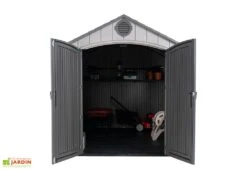 Lifetime Abri De Jardin En Résine Effet Bois – 7,11 M² -Garanta Jardin Magasin cabane jardin pehd lifetime