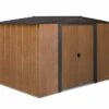 Abri De Jardin En Acier Galvanisé Imitation Bois 7 M² -Garanta Jardin Magasin cabanon jardin acier galvanise imitation bois 7m