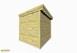 Abri De Jardin En Bois De Pin Traité Et Toiture Bac Acier – 6,7 M² -Garanta Jardin Magasin cabanon jardin bois toiture monopente