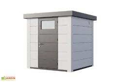 Abri De Jardin En Métal Eleganto – 4,3 M² -Garanta Jardin Magasin cabanon jardin metal eleganto 4 3 m blanc