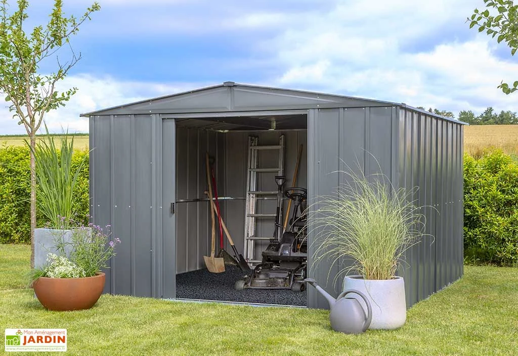 Abri De Jardin En Acier Galvanisé 8,5 M² 3 Abri De Jardin En Acier Galvanisé 8,5 M²