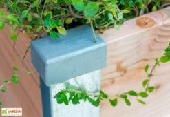 Carré Potager En Bois Douglas 19 Mm – 75 X 80 X 36 Cm -Garanta Jardin Magasin carre potager bois 19mm douglas france