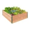 Carré Potager En Bois Avec Composteur Keyhole Garden 120 X 115 Cm -Garanta Jardin Magasin carre potager bois composteur douglas 7 1