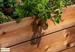 Carré Potager En Bois Autoclave Sur Pieds 80 X 80 Cm H. 88 Cm - Rezekne -Garanta Jardin Magasin carre potager bois sur pieds ekju 253394