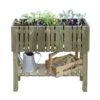 Carré Potager Sur Pieds En Bois De Pin Traité Vertikal 79 X 29 X 79 Cm -Garanta Jardin Magasin carre potager sureleve bois vertikal