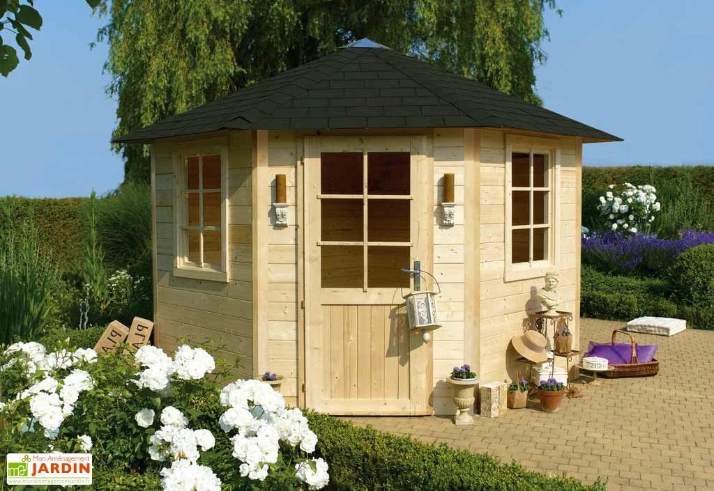 Solid Abri De Jardin Bois Nancy 28mm (255x255cm) 3 Solid Abri De Jardin Bois Nancy 28mm (255x255cm)