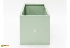 Jardinière Au Sol En Métal Thermolaqué - 100 X 50 X 50 -Garanta Jardin Magasin cote bac jardiniere hg08971103