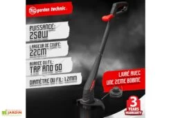 Tondeuse électrique 1300 W + Coupe-bordure électrique 250 W -Garanta Jardin Magasin coupe bordure 1300w elem garden tde3213cb22