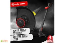 Tondeuse électrique 1300 W + Coupe-bordure électrique 250 W -Garanta Jardin Magasin coupe bordure 1300w elem garden tde3213cb22 tap and go
