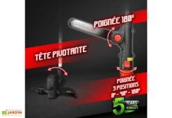 Coupe Bordures Sans Fil PowerShared 20V - Sans Batterie -Garanta Jardin Magasin coupe bordures batterie powershared constructor 3