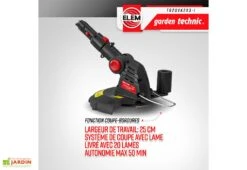 Outil De Jardinage 3 En 1 : Taille-haies, élagueuse Et Coupe Bordures – 20 V -Garanta Jardin Magasin coupe bordures sur batterie