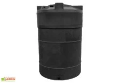 Cuve De Stockage D’eau En Polyéthylène Avec Sonde De Remplissage – 2000 L -Garanta Jardin Magasin cuve de stockage d eau 2000l noir 1