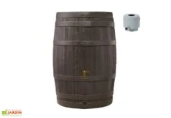 Garantia Cuve Récupération D’eau De Pluie Tonneau Vino -Garanta Jardin Magasin cuve eau pluie decorative tonneau vin 400l
