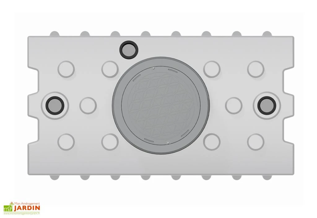 Cuve De Récupération D’eau De Pluie Enterrée – 2000 L Plate 4 Cuve De Récupération D’eau De Pluie Enterrée – 2000 L Plate – Image 2