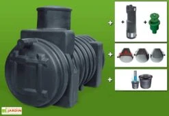 Cuve Recuperateur Eau Ready 1000 L 13 Cuve Recuperateur Eau Ready 1000 L -Garanta Jardin Magasin cuve greenlife 1
