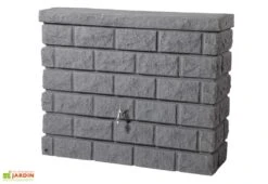 Garantia Cuve Récupération D'Eau Pluie Murale Rocky 400L 7 Garantia Cuve Récupération D'Eau Pluie Murale Rocky 400L -Garanta Jardin Magasin cuve murale 400 l grise