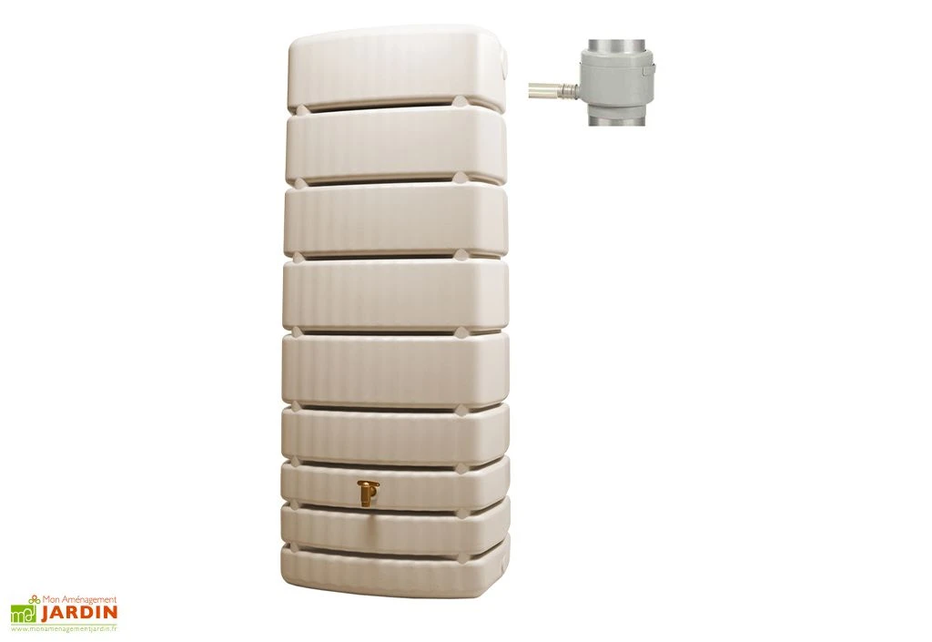 Garantia Récupérateur D’eau De Pluie 500 L Avec Robinet Et Collecteur – Slim 3 Garantia Récupérateur D’eau De Pluie 500 L Avec Robinet Et Collecteur – Slim