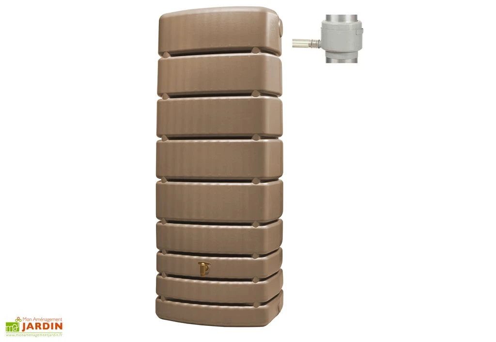 Garantia Récupérateur D’eau De Pluie 500 L Avec Robinet Et Collecteur – Slim 4 Garantia Récupérateur D’eau De Pluie 500 L Avec Robinet Et Collecteur – Slim – Image 2