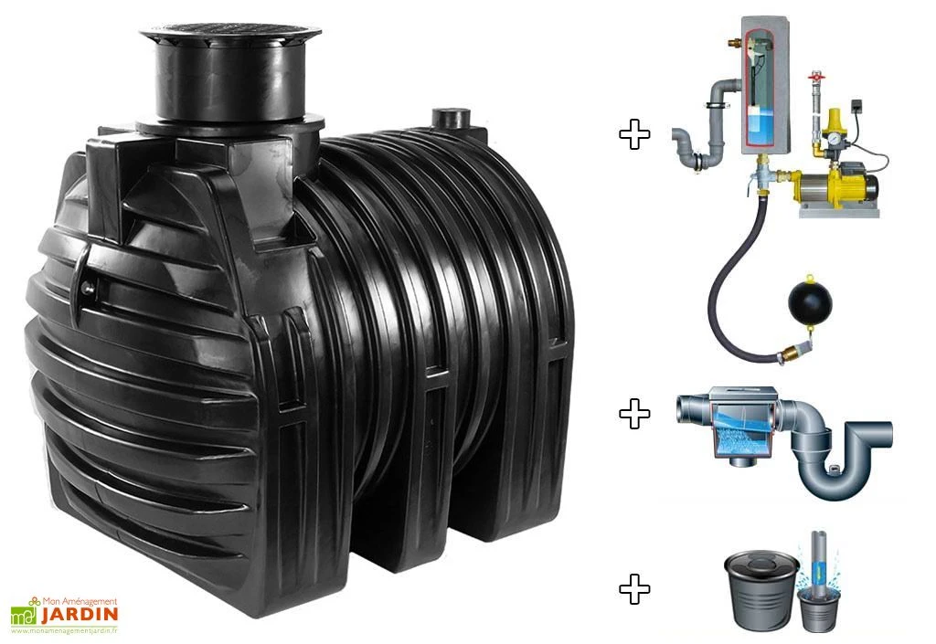 Cuve Recuperateur Eau Clever M 4500 L 3 Cuve Recuperateur Eau Clever M 4500 L