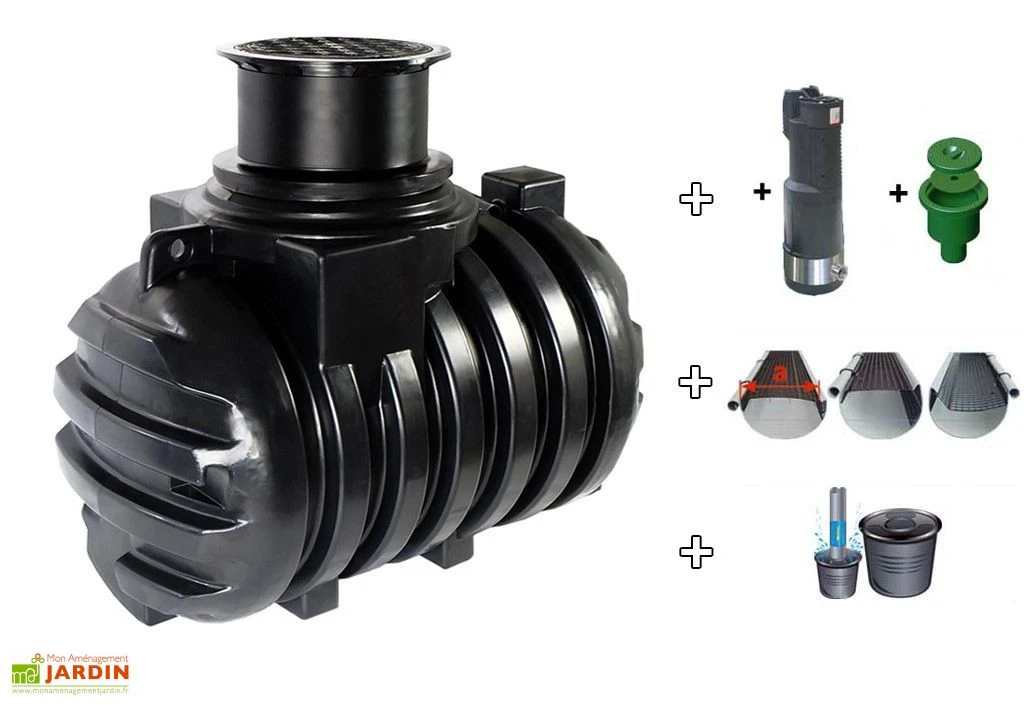 Cuve Recuperateur Eau Ready 2000 L 3 Cuve Recuperateur Eau Ready 2000 L