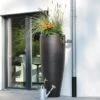 Garantia Cuve Récupération Eau De Pluie 2 En 1 Moka 300 L -Garanta Jardin Magasin cuve recuperation eau decorative 300l bac fleurs moka