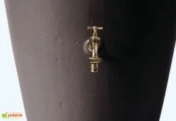 Garantia Cuve Récupération Eau De Pluie 2 En 1 Moka 300 L -Garanta Jardin Magasin cuve recuperation eau decorative 300l bac fleurs moka 3