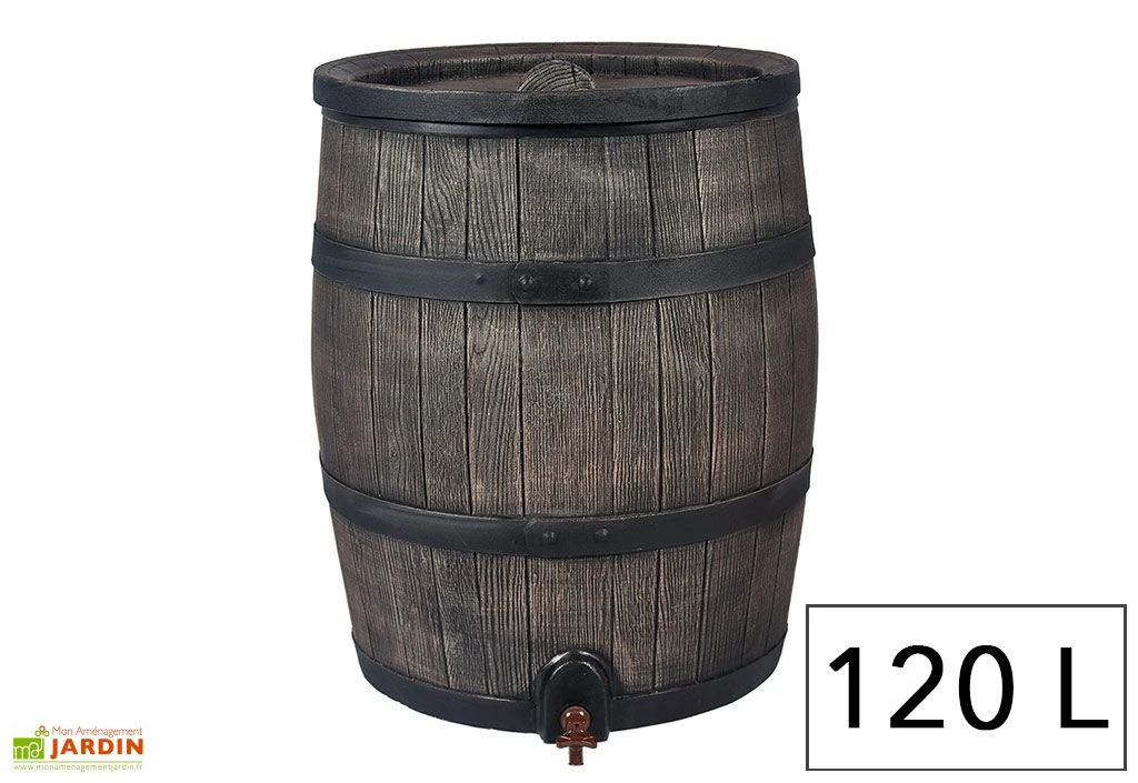 Roto Cuve Récupération D’Eau Pluie Tonneau 120 L 4 Roto Cuve Récupération D’Eau Pluie Tonneau 120 L – Image 2
